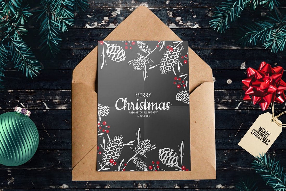 30+ best christmas card templates for photoshop | design shack